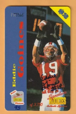 Eddie Goines N.C. State Wolfpack AUTO 1995 Signature Rookies Auto-Phonex - Image 1 of 2