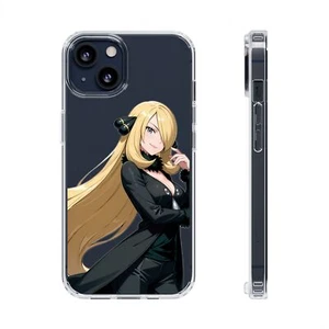 Cynthia Pokemon Anime Girl Clear Phone Case - Picture 1 of 94