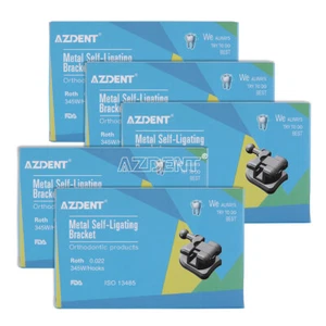 5X Soportes de Autoligado de Ortodoncia Dental Brackets Mini Roth 022 Ganchos 345 - Imagen 1 de 12