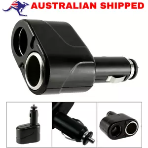 12V 2 Way Car Cigarette Lighter Power Socket Charger Adapter Dual USB Port Twin - Picture 1 of 5