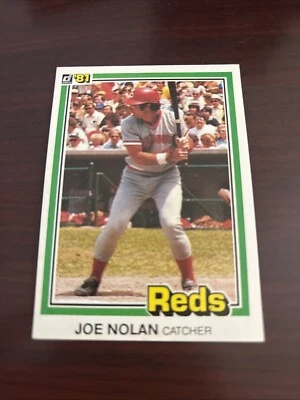1981 Donruss - #302 Joe Nolan NMMT SHARP Cincinnati Reds - Image 1 of 2