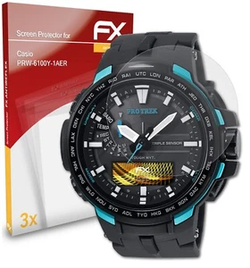 Film de protection d'écran atFoliX 3x pour Casio PRW-6100Y-1AER mat et antichoc - Photo 1/8