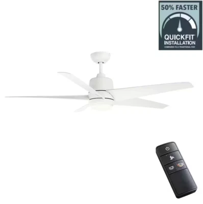 Hampton Bay. Mena 54 in. White Ceiling Fan Color Changing LED Replacement Parts - Image 1 of 4
