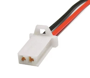 2 PIN SMALL PM Series Multi-Pin Connector - Color-Coded 18 AWG Wire Loop # 2 PM - Picture 1 of 2