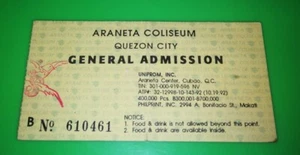 Side A Band used concert ticket Nov-12-1993 Araneta Coliseum - Picture 1 of 2
