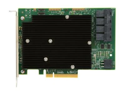 New Sealed LSI 9300-16i 16-port LSI00447 12GB/s Host Bus Adapter 03-25600-01B - Image 1 of 4