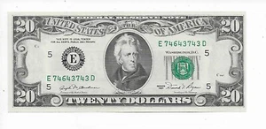 $20 1981 Buchanan/Regan Richmond E74643743D  Choice Crisp Uncirculated - Picture 1 of 2