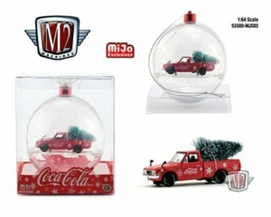 M2 53500-MJS03 COCA COLA COKE ORNAMENT 1976 DATSUN 620 1/64 with TREE RED - Picture 1 of 1