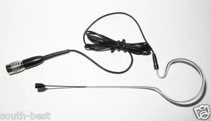 Single ear Head Headset Microphone For Audio-Technica Wireless Mic AT4 Black - Picture 1 of 6
