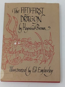 The Fifty-First Dragon H. Broun, E. Emberley Advanced Review Copy 1968 H/C VG+ - Picture 1 of 9