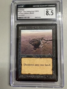 Magic: The Gathering MTG Limited Edition Beta Sinkhole CGC 8.5 NM/Mint+ - Picture 1 of 4