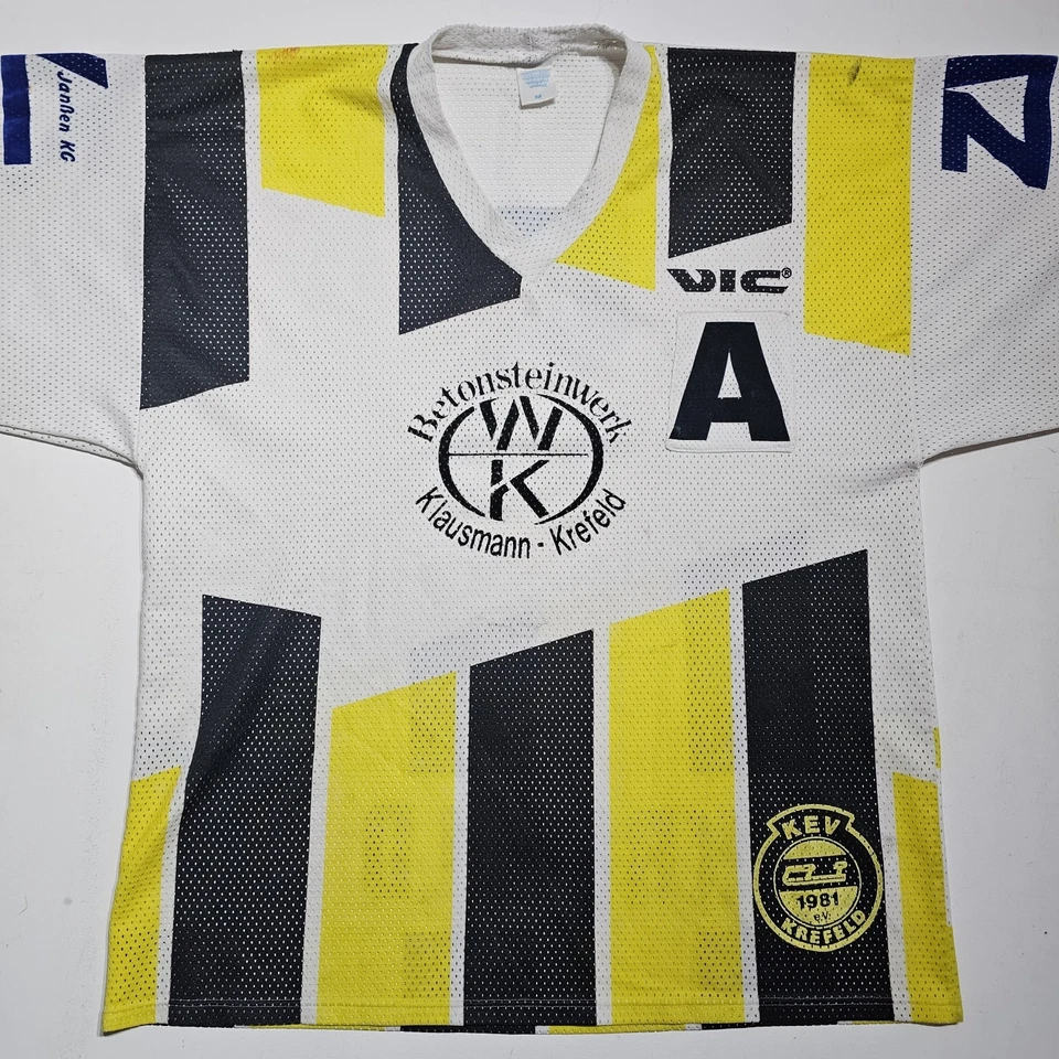Vintage Krefeld Penguine Ice Hockey Jersey Shirt Size Medium 48" Chest Penguins - Image 1 of 4