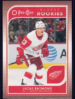 2021-22 Upper Deck Series 2 #R-13 Lucas Raymond OPC Glossy Bronze Rookies a - Image 1 of 2