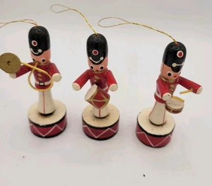 Set Of 3 Vintage Marching Band Ornaments - Picture 1 of 7