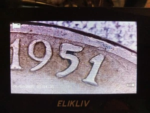 1951 Jefferson Nickel No Mintmark $.05 Cent U.S. Coin - Bild 1 von 5