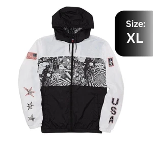 Volcom Mens Usst Ermont Hooded Lightweight Windbreaker Jacket - Picture 1 of 11