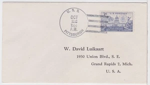 TurtlesTradingPost - USS Pittsburgh (CA-72) 1951 Handstempel - Bild 1 von 2