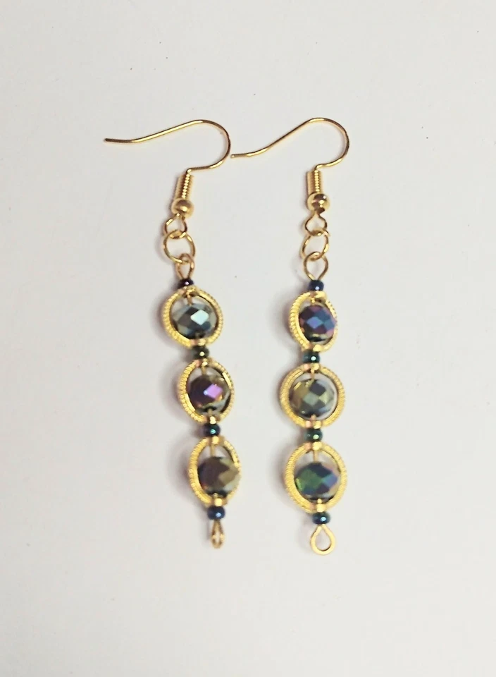 pendientes colgantes de cobre hechos a mano Foto 1 de 1