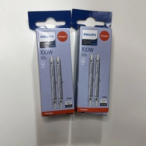 Philips Work Light & Security 100Watt T3 RSC Light Bulbs 2-Pack / Set Of 2 - Picture 1 of 4