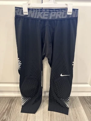 Medias de compresión deslizantes de béisbol Pro Hyper Strong con rodilleras negras M/L/XL Foto 1 de 2