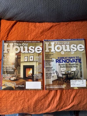 This Old House Magazine 2 Issues Jan/Feb & March 2005 - Image 1 of 3
