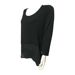 Michael Kors Women's Size Large 3/4 Sleeve Pull Over Blouse #A3 - Picture 1 of 7
