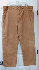 Vintage 1989 Carhartt WQ106 Quilt Lined Insulated Pants 38x28 100th Anniversary  - Bild 1 von 21