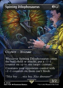 Jurassic Park Spitting Dilophosaurus - Lámina - Sin bordes - Emblema - Imagen 1 de 12