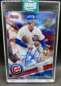 2017 Bowman's Best - Best of 2017 Autographs Anthony Rizzo Cubs /1 World Series - Picture 1 of 3