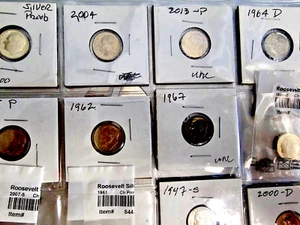 1947 S TO 2007 Roosevelt Dime COLLECTION 13 COINS - Picture 1 of 2