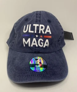 Trump ULTRA MAGA Hat, Cap, Adjustable- One Size Fits Most, Blue - Picture 1 of 2