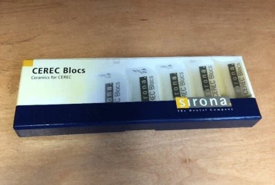 CEREC INLAB SIRONA CEREC BLOCS Ceramics SHADE GUIDE New in box SUPERDENTALUSA