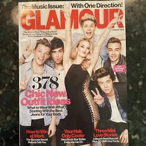Glamour Magazine August 2013 Rosie Huntington-Whiteley Music Issue One Direction - Imagen 1 de 4