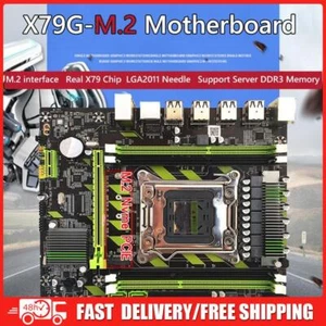 3.0 PCI-E M.2 Slot 2 Channel Mainboard for Xeon E5 Core i7 Desktop Computer - Picture 1 of 8
