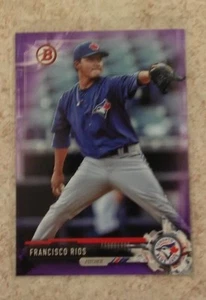 2017 Bowman Draft  FRANCISCO RIOS   Purple  058/250 - Bild 1 von 1