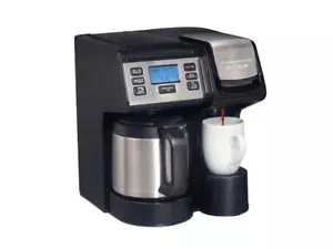 Hamilton Beach 49920 Black FlexBrew TRIO Coffee Maker with 12 Cup Thermal Carafe - Picture 1 of 8