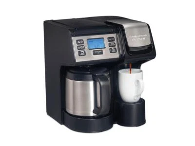 Hamilton Beach 49920 Black FlexBrew TRIO Coffee Maker with 12 Cup Thermal Carafe - Image 1 of 4