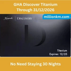 GHA Discovery Titanium 2 Anni Fino al 31/12/2026, Nessun Bisogno di 30 Notti - Foto 1 di 1