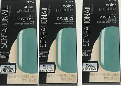 Esmalte en gel SensatioNail by Nailene Color, Bombshell Beauty 71754 - X 3 - Nuevo en caja Foto 1 de 2
