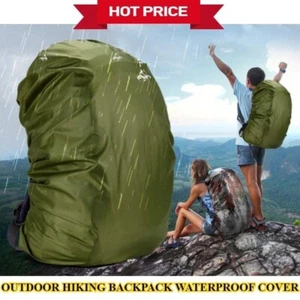 35L/60L Outdoor Wanderrucksack wasserdichte Abdeckung Camping zu Fuß Abenteuer für M - Bild 1 von 18