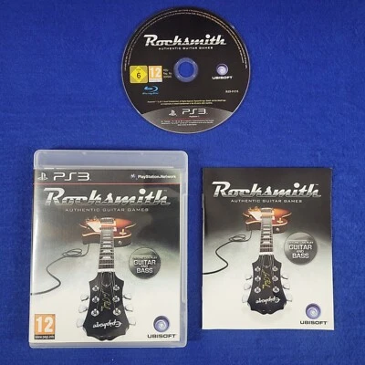 ps3 ROCKSMITH Authentic Guitar Game Playstation REGION FREE PAL UK Version - Image 1 of 3