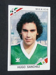 #124 HUGO SANCHEZ MEXIQUE PANINI FOOTBALL 1986 COUPE MONDE MEXICO 86 - Foto 1 di 2