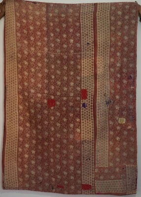 Very High Quality Elegant Indian Vintage Kantha Quilts Bedding Blankets - Image 1 of 4