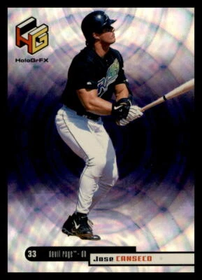 1999 Upper Deck HoloGrFX #55 Jose Canseco Tampa Bay Devil Rays - Image 1 of 2