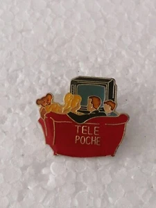 Pin's Pins Pin Magazine TV Presse "TELE POCHE"  - Picture 1 of 2