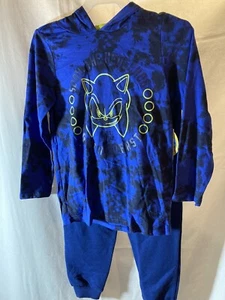 Sonic Boys Long Sleeve Pajamas Set, 2-Pieces, M (6) - Picture 1 of 8