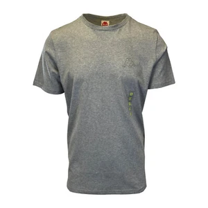 Kappa Men's T-Shirt Grey Crew Neck Solid Regular Fit S/S (S09) - Picture 1 of 15
