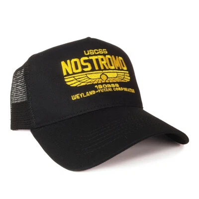 Nostromo Embroidered Hat Inspired By Alien Mesh Back Cap - Image 1 of 2
