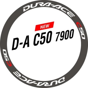 DA C50 7900 Felgenaufkleber für Felge / Scheibenbremse Rennrad Fixed Gear DURA - ACE - Bild 1 von 4