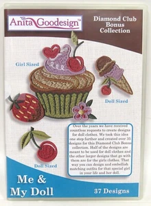 Anita Goodesign Me & My Doll Diamond Club Bonus Collection CD 37 Designs - Picture 1 of 2